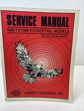 Manual de serviço Harley Davidson FX/Softail Models P/N 99482-90 fabricante de equipamento original 1985 a 1990 comprar usado  Enviando para Brazil