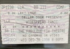 Widespread panic ticket for sale  Fort Mill