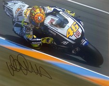 Foto pré-impressão assinada por Valentino Rossi 10x8 Moto GP Yamaha - Itália - Foto 2 comprar usado  Enviando para Brazil