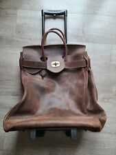 Sac voyage cuir usato  Spedire a Italy