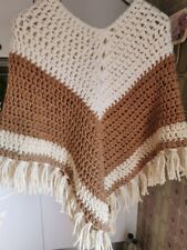 Poncho lana lavorato usato  Cento