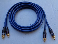 INTERCONEXÕES DE ÁUDIO DELTA TRIBUTÁRIOS 3 METROS RCA SEM OXIGÊNIO COBRE AUDIOQUEST comprar usado  Enviando para Brazil