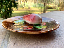 Ancienne assiette barbotine d'occasion  Niderviller