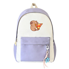 Mochila capivara pizza volta às aulas bolsa livro estudantil mochila personalizada para crianças comprar usado  Enviando para Brazil