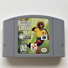 International Superstar Soccer '98 N64 Nintendo 64 Auténtico Limpio Probado 1998 segunda mano  Embacar hacia Argentina