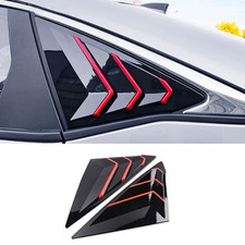 Para Honda Civic Sedan 2022-2025 preto e vermelho acabamento de persiana de carro comprar usado  Enviando para Brazil