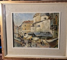 Olio cartone telato usato  Cassina de' Pecchi