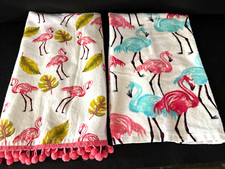 Conjunto de 2 toalhas de chá de mão Flamingo 100% algodão comprar usado  Enviando para Brazil