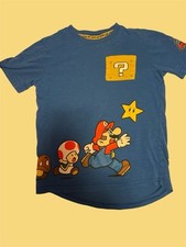 Usado, Camiseta masculina Super Mario Nintendo Level Up personagens tamanho S 6/7 Pocket Dragon comprar usado  Enviando para Brazil