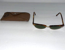 Óculos de sol Ray Ban B&L W1265 armação de tartaruga oval Club-Master lente verde comprar usado  Enviando para Brazil