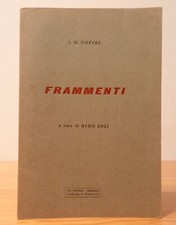 Frammenti goethe aldo usato  Mantova