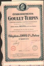 Etablissements goulet turpin d'occasion  Paris-