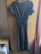 Ladies navy poka for sale  NORWICH