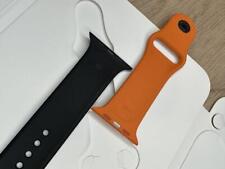 Apple Watch Hermes pulseira esportiva de borracha preta e laranja 42mm 44mm 45mm comprar usado  Enviando para Brazil