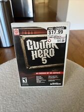 Guitar Hero 5 (Nintendo Wii, 2009) Testado Completo Com Estojo E Manual, usado comprar usado  Enviando para Brazil