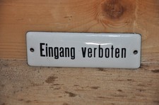 Altes gewölbes emailschild gebraucht kaufen  Limbach-Oberfrohna