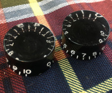 Dois botões de velocidade de guitarra Gibson Les Paul pretos ~ SG, ES, loja personalizada, 2, par comprar usado  Enviando para Brazil