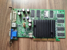 Placa de vídeo gráfica NVIDIA GeForce FX5200 128MB AGP tem saídas VGA, S-video, DVI comprar usado  Enviando para Brazil