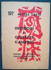 Incisioni giuseppe gambino. usato  Italia