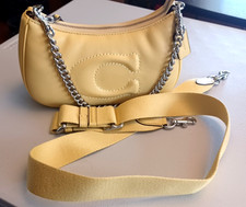 Coach yellow leather for sale  Kansas City
