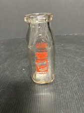 Garrafa de leite de vidro vintage PET laticínios grau A controlada por laboratório 1/2 pinta (2D) comprar usado  Enviando para Brazil