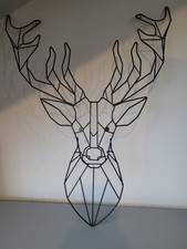 Black metal stag for sale  BRADFORD