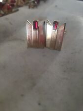 vintage red cufflinks for sale  Lawson