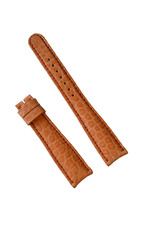 Usado, Pulseira de relógio Roger Dubuis Homage H37 18mm média nua couro de jacaré bronzeado comprar usado  Enviando para Brazil
