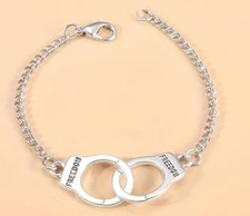 Bracciale manette acciaio usato  Roma