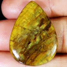pedra preciosa solta natural NEOLITE PIETERSITE forma de pêra 38,45 quilates. (23x32x06 mm), usado comprar usado  Enviando para Brazil