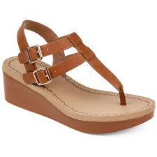 Usado, Sapatos femininos Journee Collection Bianca bronzeado 8,5 médio (B,M) BHFO 3242 comprar usado  Enviando para Brazil