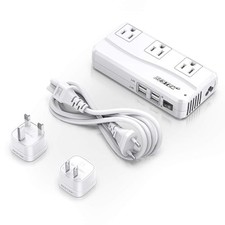 ADAPTADOR DE VIAGEM UNIVERSAL BESTEK 220V 110V TENSÃO 6A ADAPTADOR USB 4 PORTAS - BRANCO, usado comprar usado  Enviando para Brazil