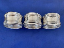 Silver napkin rings for sale  HENLEY-ON-THAMES