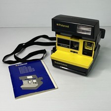 Câmera de Filme Instantânea Amarela Programa Polaroid Supercolors 600 LM MUITO BOA (Não Testada) comprar usado  Enviando para Brazil
