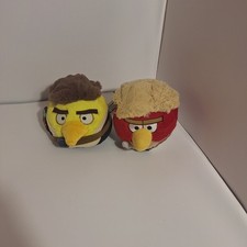 Angry Birds Star Wars 5" Han Solo & Luke bicho de pelúcia  comprar usado  Enviando para Brazil