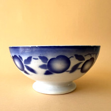 Ancien bol bleu d'occasion  Granville