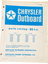 Chrysler outboard parts for sale  Summerville