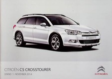 258007) Citroen C5 Crosstourer - Preisliste & Extras - Prospekt 11/2014 comprar usado  Enviando para Brazil