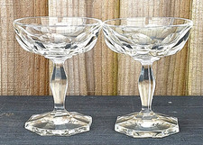 Two crystal champagne for sale  SAFFRON WALDEN