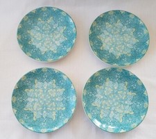 Usado, 222 pratos de pão de sobremesa azul-petróleo Fifth Eva 6 1/4" - Conjunto de 4 - Excelente estado usado comprar usado  Enviando para Brazil