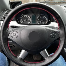 Usado, Capa de couro volante para Mercedes W639 Viano Vito Valente 2012-2015 faça você mesmo comprar usado  Enviando para Brazil