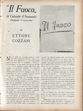 Ettore cozzani fuoco usato  Roma