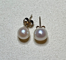 White pearl earrings for sale  Frisco