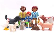 Playmobil Wiejski dom Figurki i zwierzęta gospodarskie - Krowa Świnka Jagnięcina Kurczak Królik na sprzedaż  Wysyłka do Poland