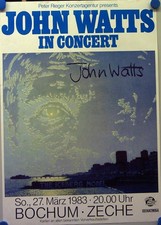 Konzertplakat john watts gebraucht kaufen  Essen