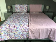 Bettwäsche lila 135x200cm gebraucht kaufen Bettwäsche lila 135x200cm gebraucht kaufen  Bermatingen
