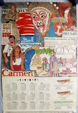 1987 poster calendar for sale  STOKE-ON-TRENT