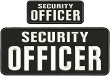 Security officer embroidery for sale  Compton
