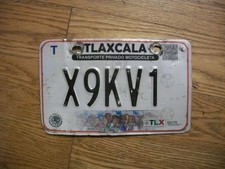 ESTADO DO MÉXICO de TLAXCALA PLACA -2017/19- X9KV1 MOTOCICLETA/MOTOCICLETA comprar usado  Enviando para Brazil