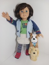 Primeira boneca GOTY Pleasant Company Lindsey American Girl of Year 2001 Meet Outfit comprar usado  Enviando para Brazil
